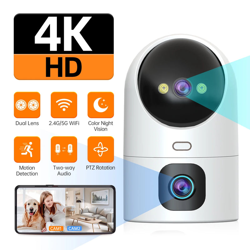 DUAL LENS SECURITY CAMERA BABY MONITOR