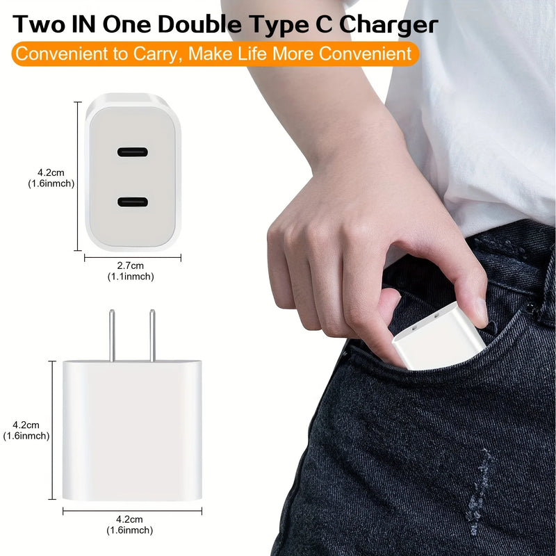 PACK WITH 2 40 WPD TYPE C CHARGER