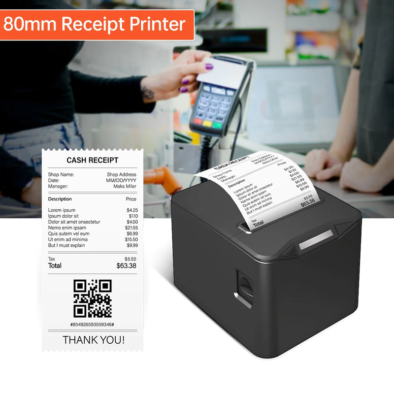 THERMAL RECEIPT PRINTER WITH AUTOMATIC CUTTING