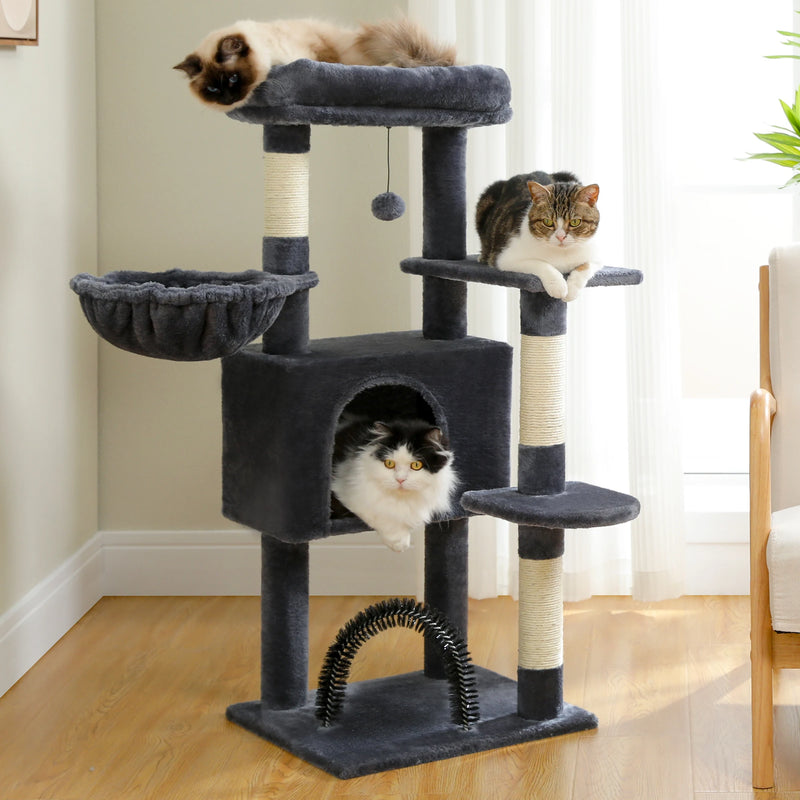 CAT TREE WITH TOY TOWER