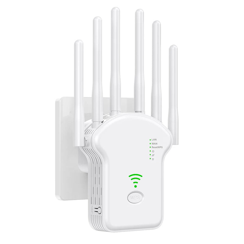 WI-FI REPEATER 1200 MBps DUAL BAND WIRELESS AMPLIFIER 2.4 5GHz