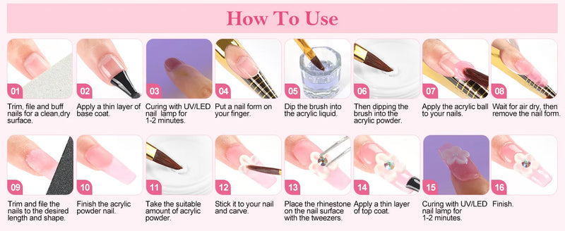 PROFITIONAL ACRYLIC NAIL KIT