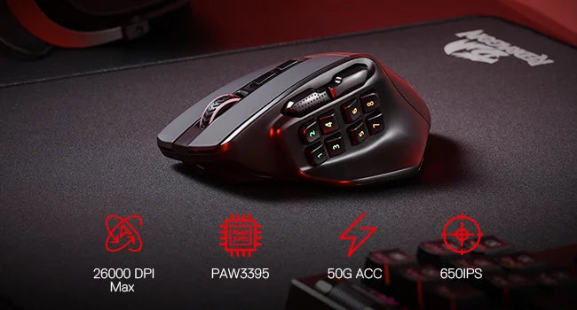 REDRAGON WIRELESS GAMER MOUSE