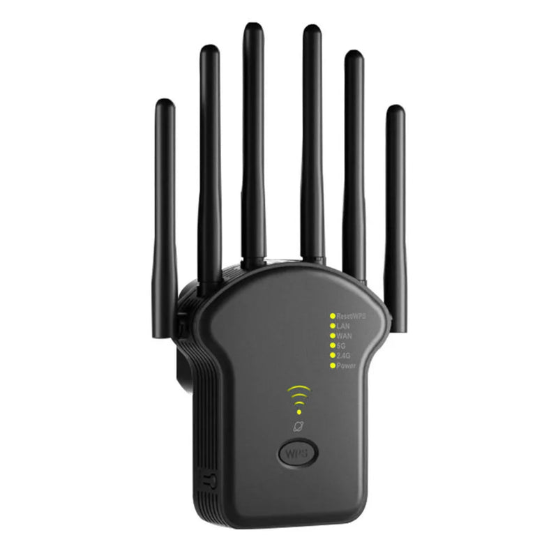 WI-FI REPEATER 1200 MBps DUAL BAND WIRELESS AMPLIFIER 2.4 5GHz