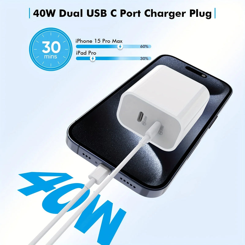 PACK WITH 2 40 WPD TYPE C CHARGER