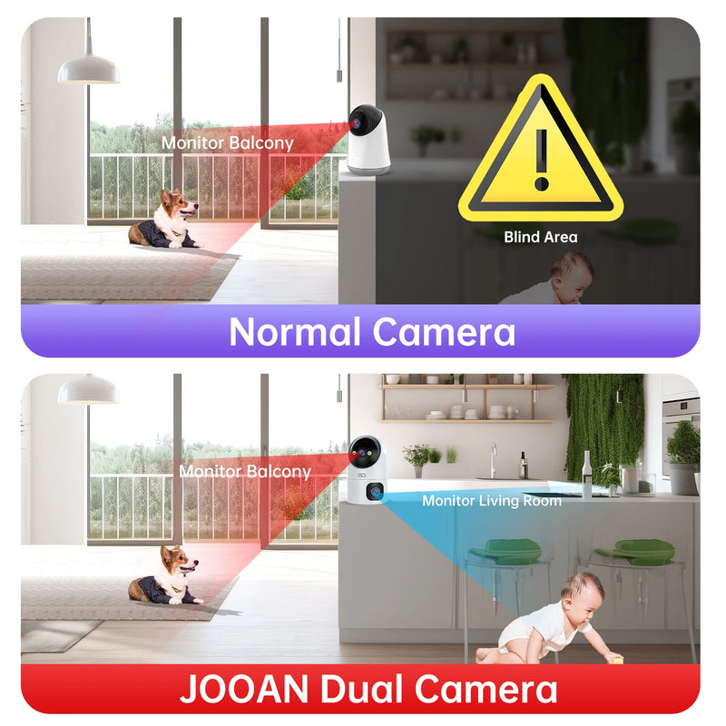 DUAL LENS SECURITY CAMERA BABY MONITOR