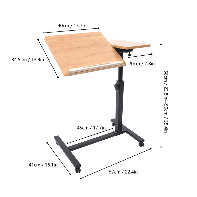 ADJUSTABLE ROTATING NOTEBOOK/LAPTOP TABLE