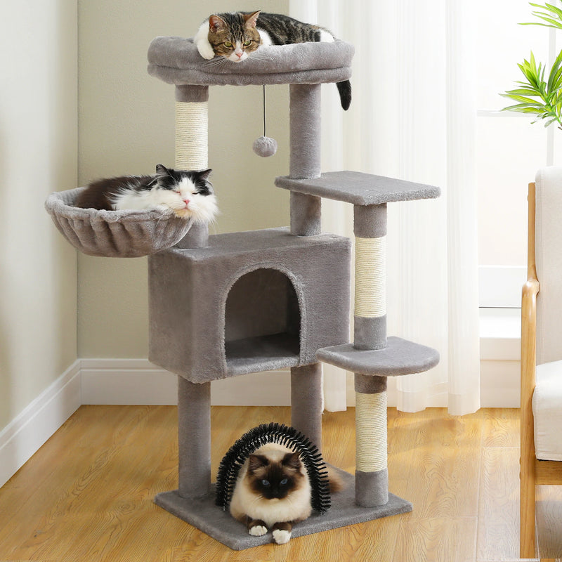 CAT TREE WITH TOY TOWER