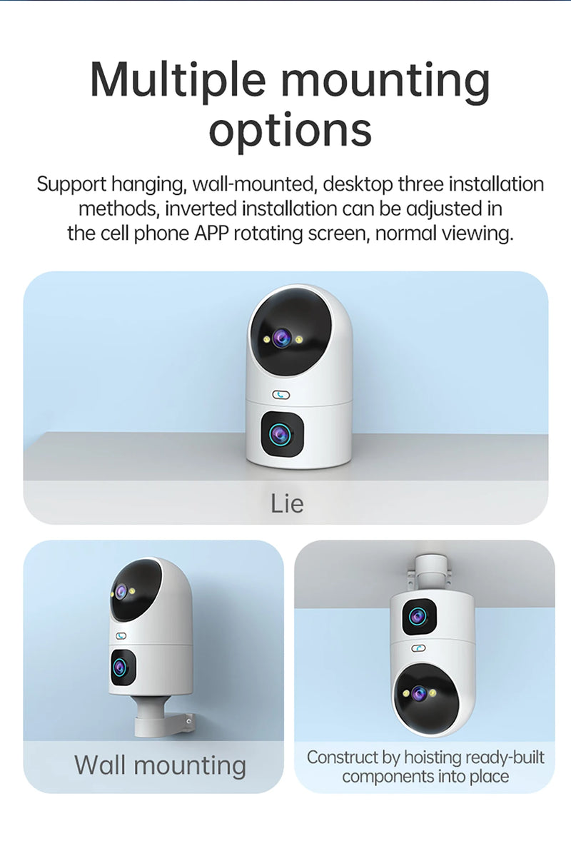 DUAL LENS SECURITY CAMERA BABY MONITOR