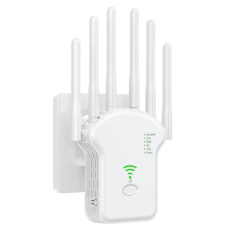 WI-FI REPEATER 1200 MBps DUAL BAND WIRELESS AMPLIFIER 2.4 5GHz