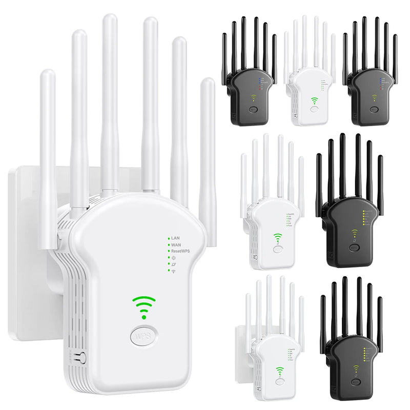 WI-FI REPEATER 1200 MBps DUAL BAND WIRELESS AMPLIFIER 2.4 5GHz