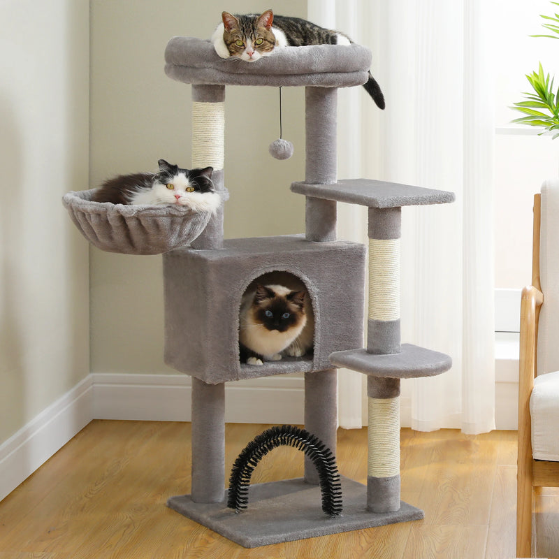 CAT TREE WITH TOY TOWER