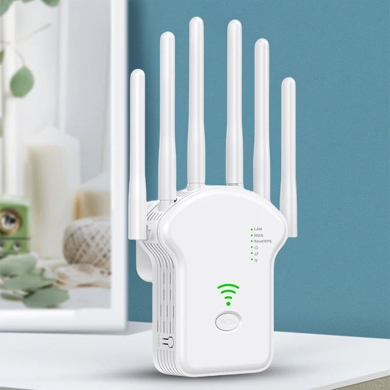 WI-FI REPEATER 1200 MBps DUAL BAND WIRELESS AMPLIFIER 2.4 5GHz